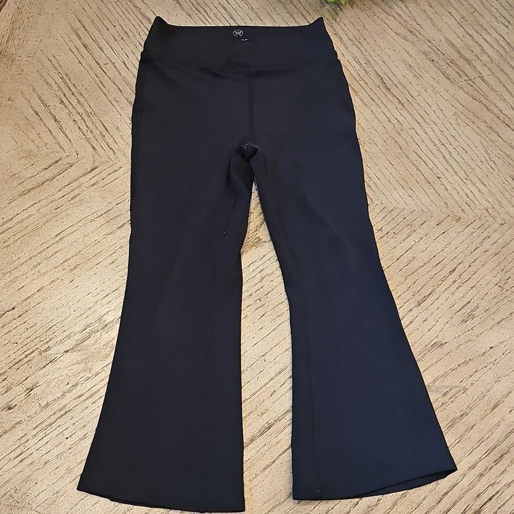 We Wander Quick Dry Black Flare Pants Size XS Girls 4/5